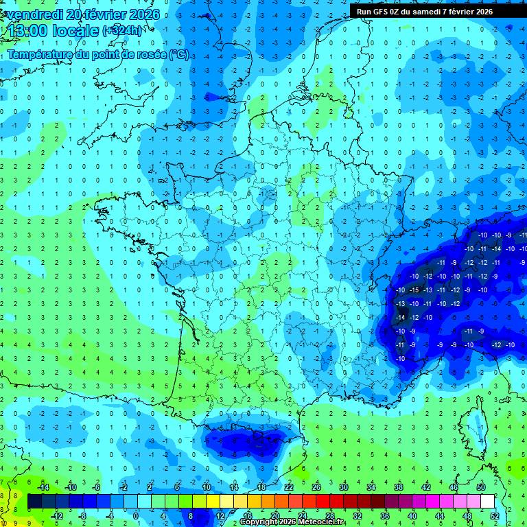 Modele GFS - Carte pr�visions 