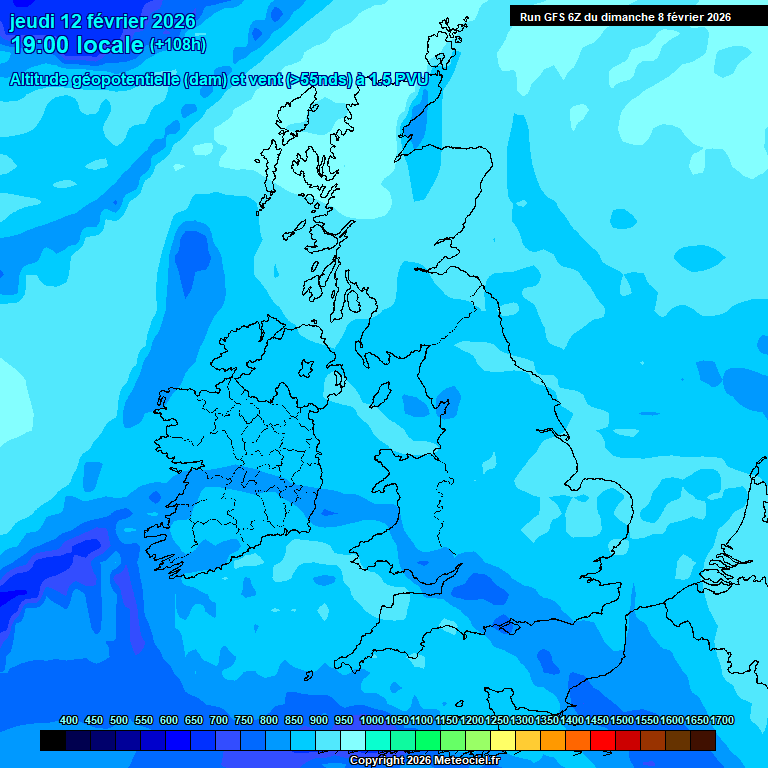 Modele GFS - Carte pr�visions 