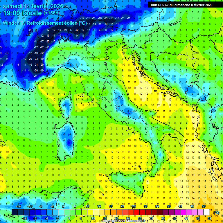 Modele GFS - Carte pr�visions 
