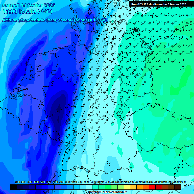 Modele GFS - Carte pr�visions 
