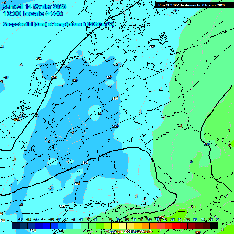 Modele GFS - Carte pr�visions 
