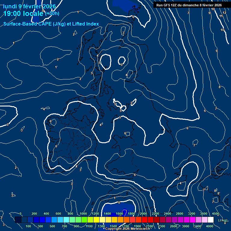 Modele GFS - Carte pr�visions 