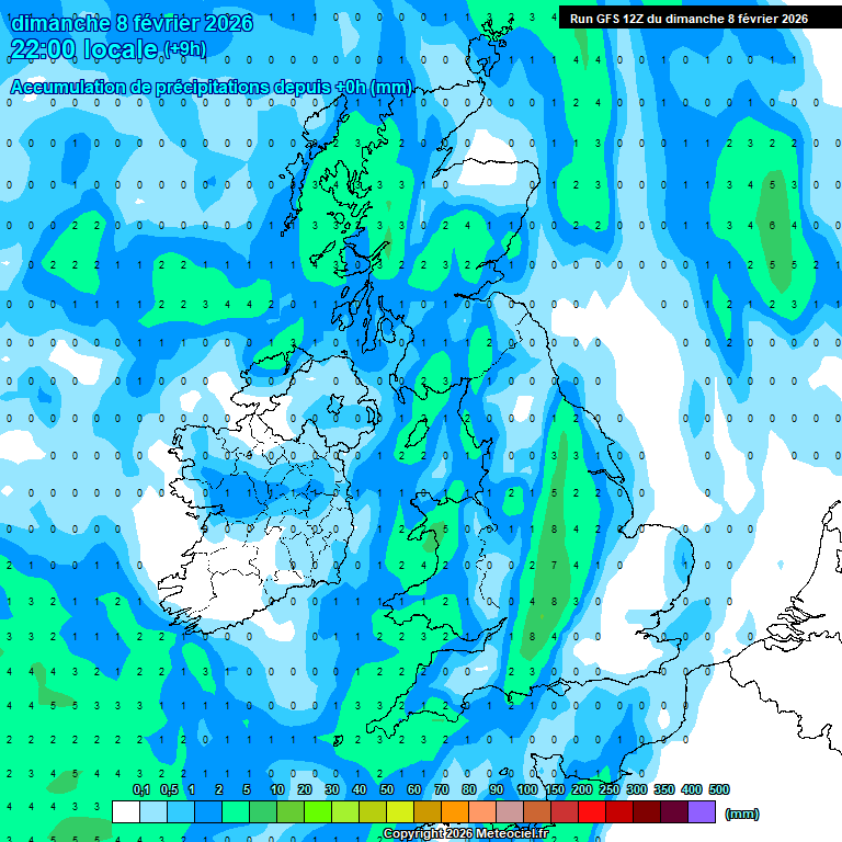 Modele GFS - Carte pr�visions 