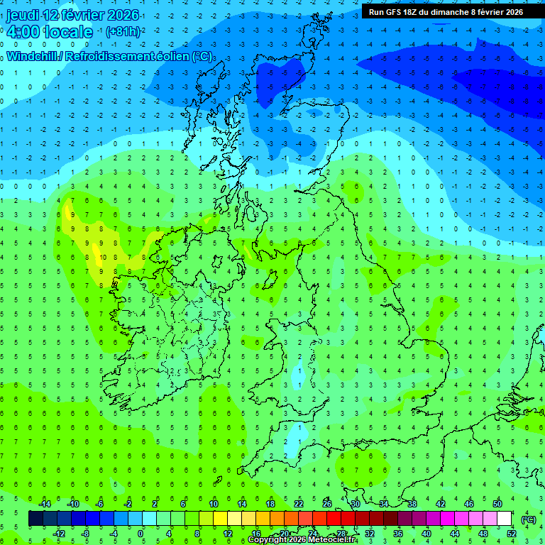 Modele GFS - Carte pr�visions 