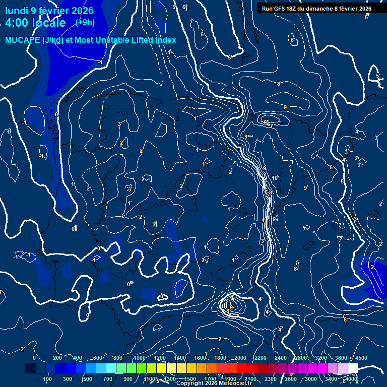 Modele GFS - Carte pr�visions 