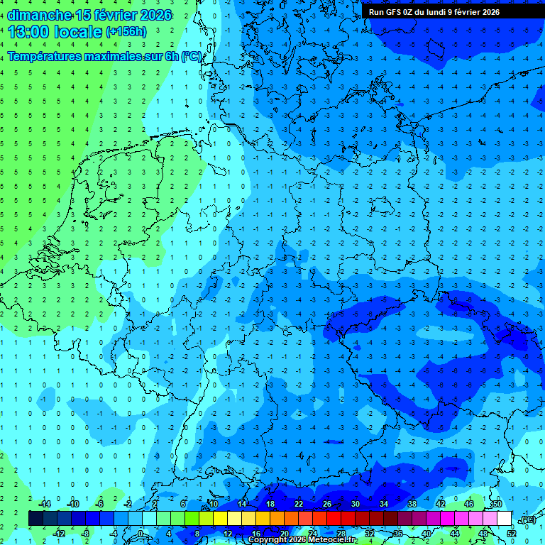 Modele GFS - Carte pr�visions 