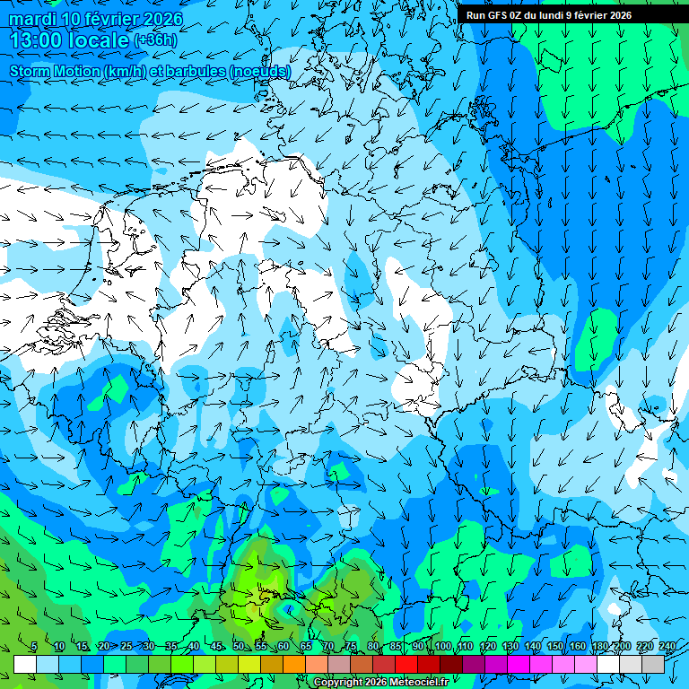 Modele GFS - Carte pr�visions 