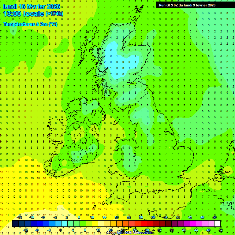 Modele GFS - Carte pr�visions 
