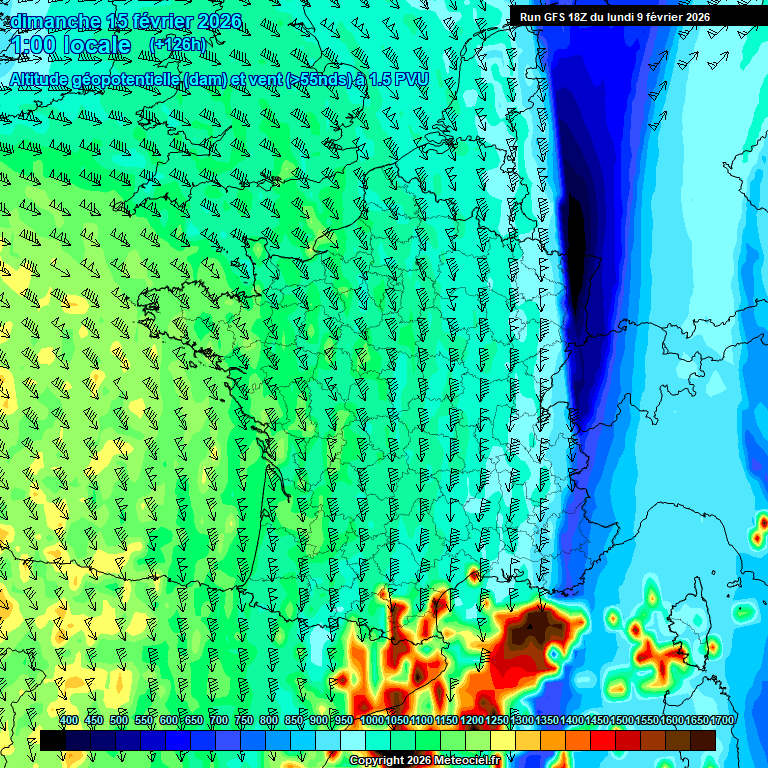 Modele GFS - Carte pr�visions 