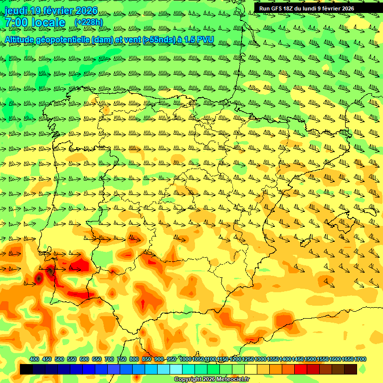 Modele GFS - Carte pr�visions 