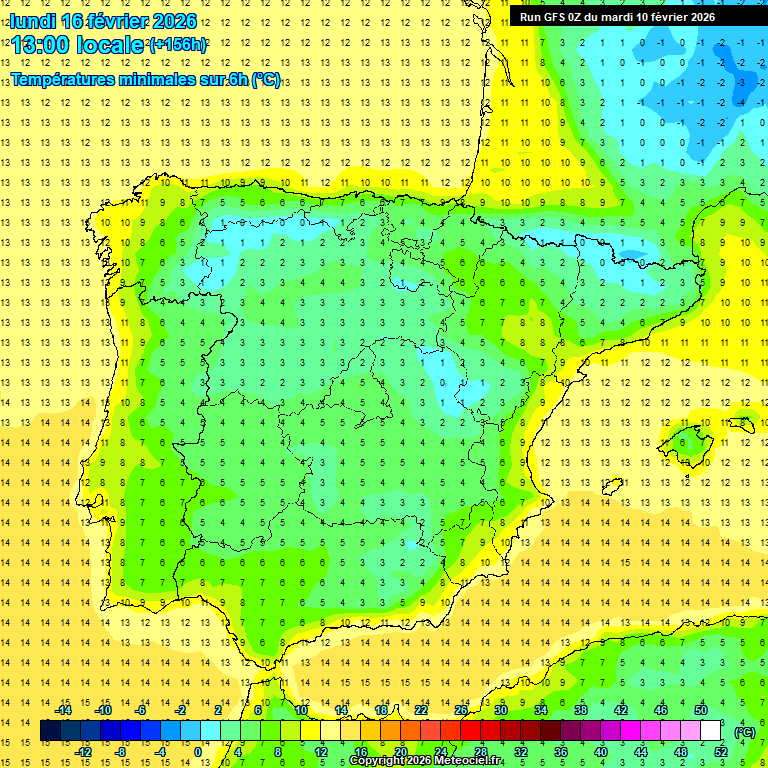 Modele GFS - Carte pr�visions 