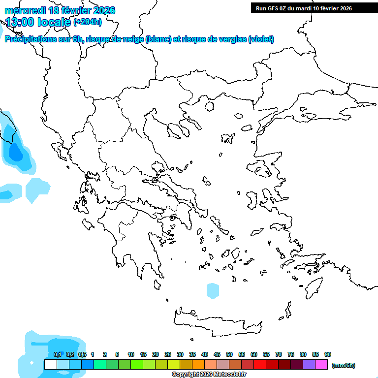 Modele GFS - Carte pr�visions 