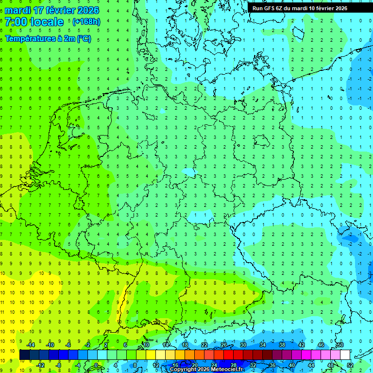 Modele GFS - Carte pr�visions 