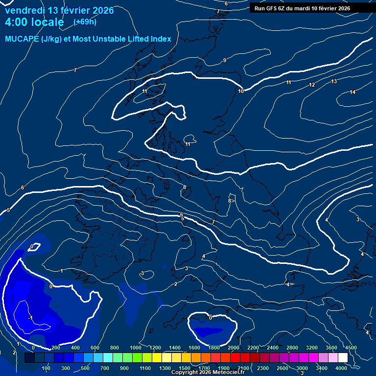 Modele GFS - Carte pr�visions 