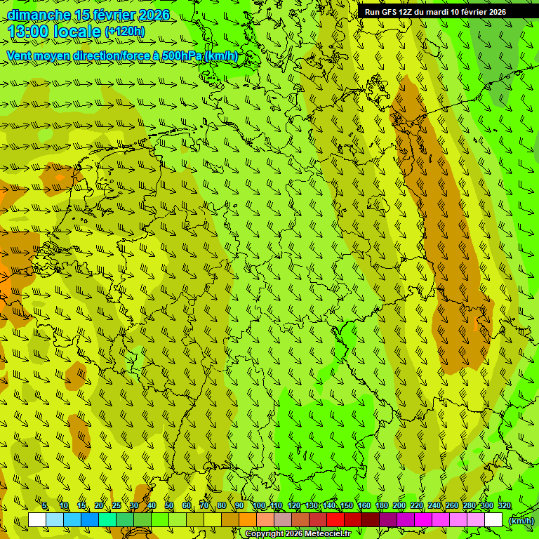 Modele GFS - Carte pr�visions 