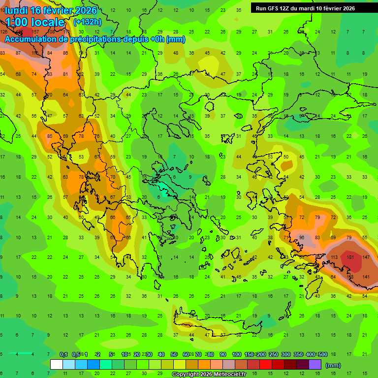 Modele GFS - Carte pr�visions 
