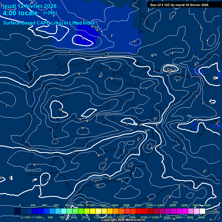Modele GFS - Carte pr�visions 