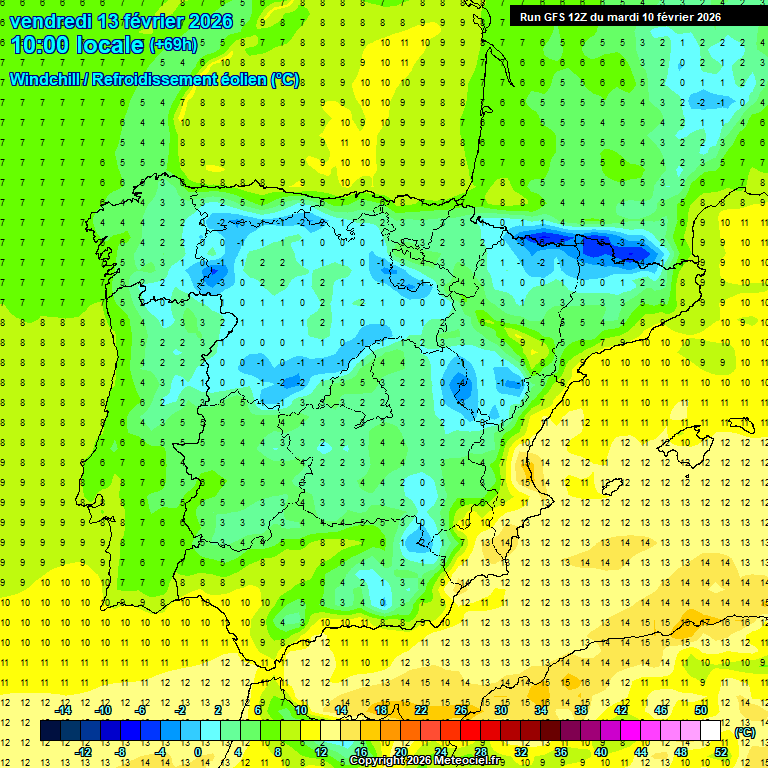 Modele GFS - Carte pr�visions 