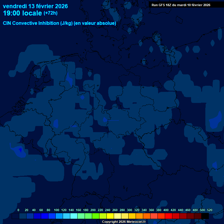 Modele GFS - Carte pr�visions 
