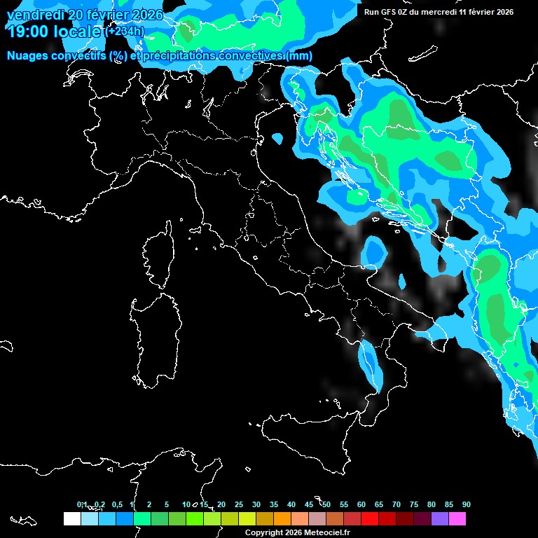 Modele GFS - Carte pr�visions 