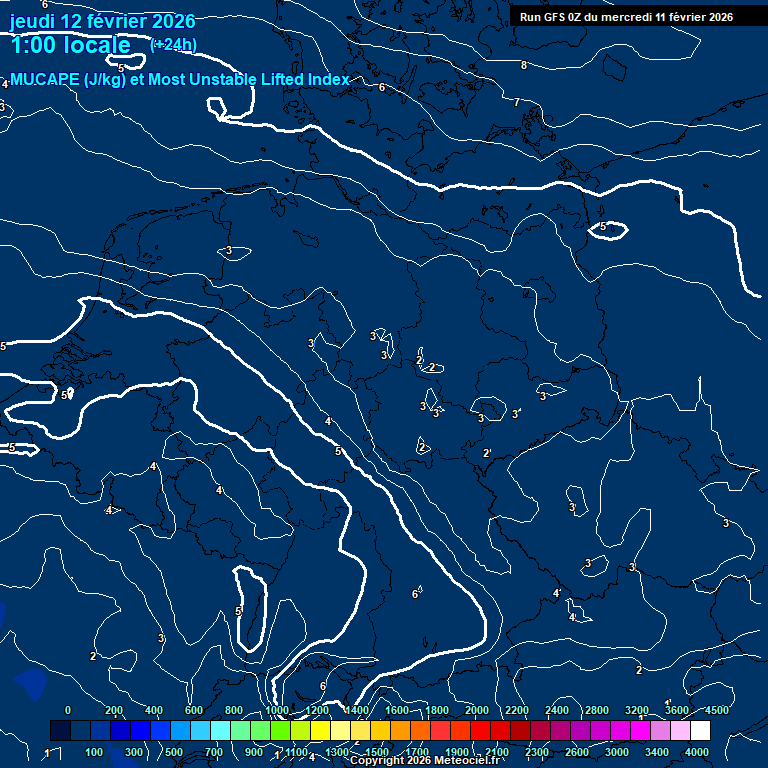 Modele GFS - Carte pr�visions 