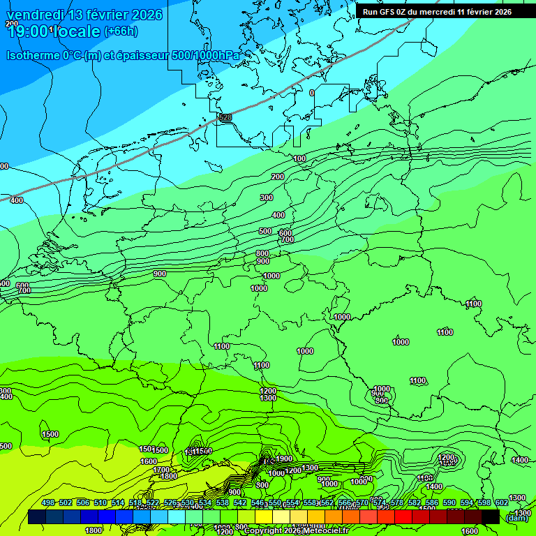 Modele GFS - Carte pr�visions 