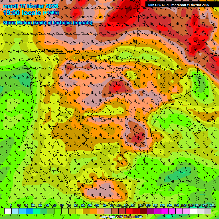 Modele GFS - Carte pr�visions 