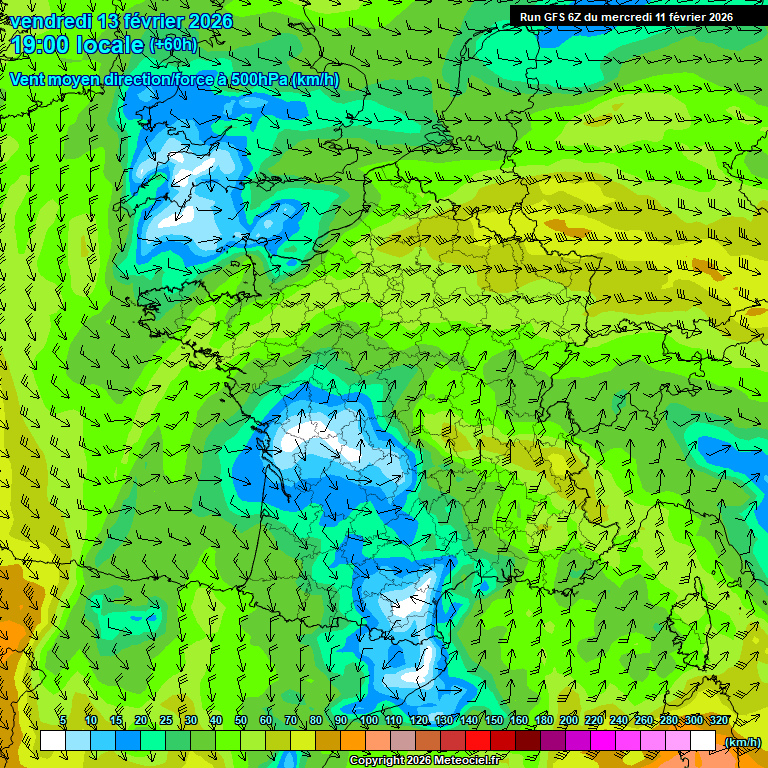 Modele GFS - Carte pr�visions 