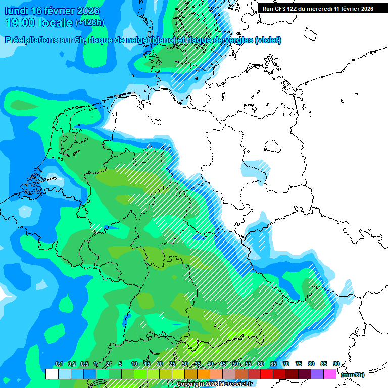 Modele GFS - Carte pr�visions 