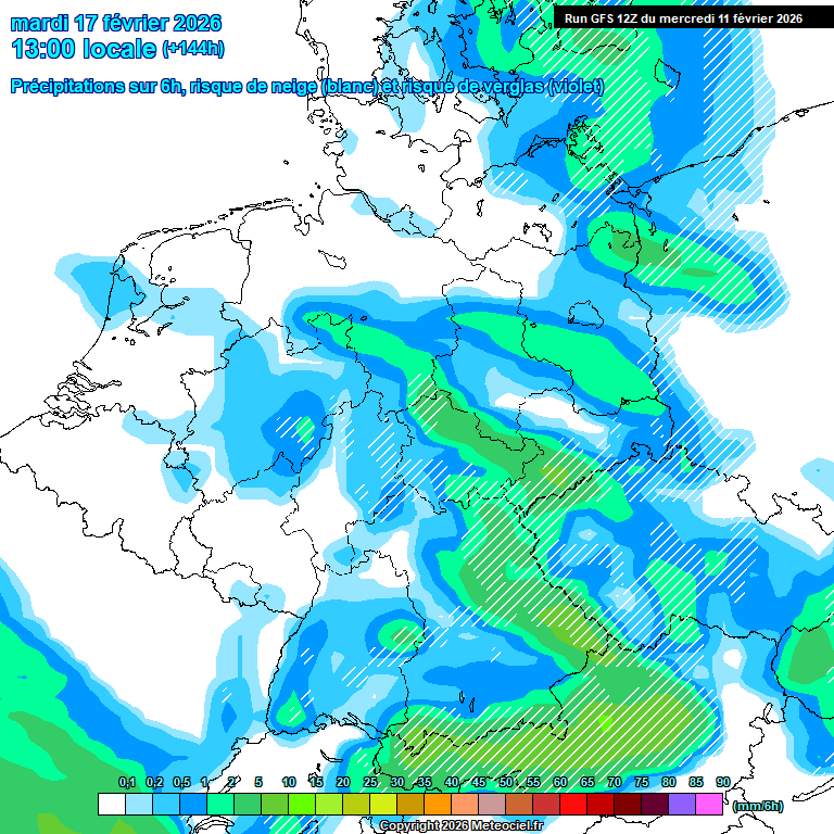Modele GFS - Carte pr�visions 
