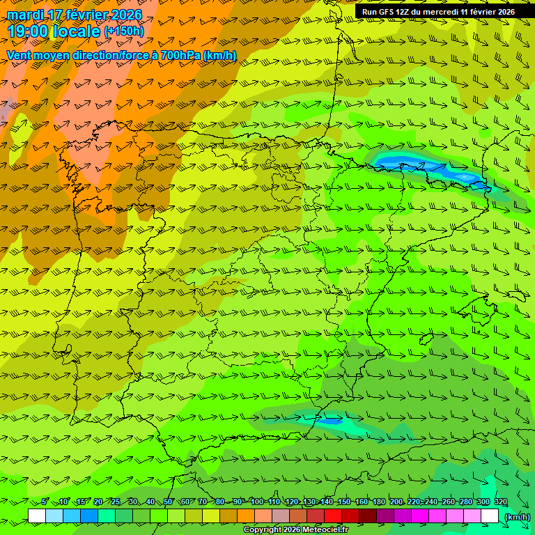 Modele GFS - Carte pr�visions 