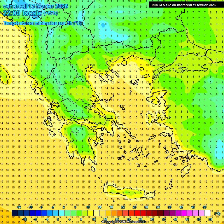 Modele GFS - Carte pr�visions 
