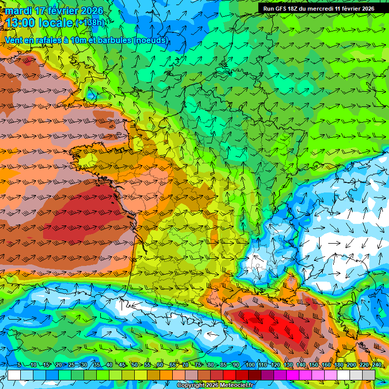 Modele GFS - Carte pr�visions 