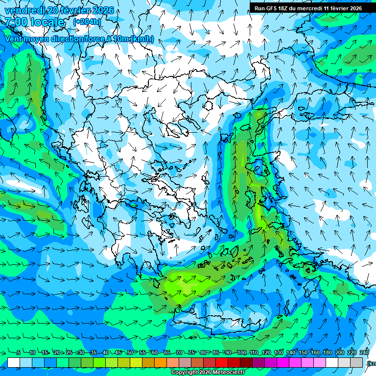 Modele GFS - Carte pr�visions 
