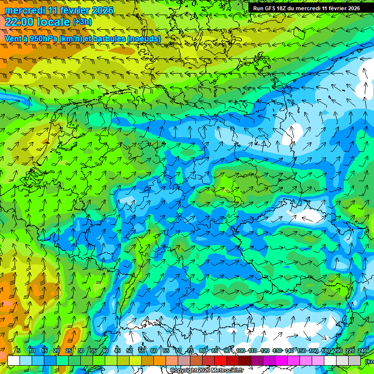 Modele GFS - Carte pr�visions 