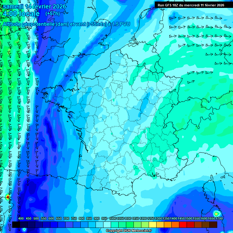 Modele GFS - Carte pr�visions 