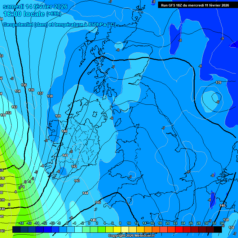 Modele GFS - Carte pr�visions 