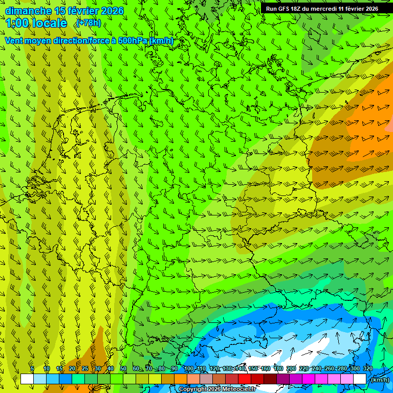 Modele GFS - Carte pr�visions 