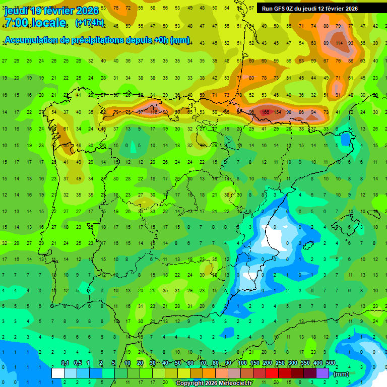 Modele GFS - Carte pr�visions 