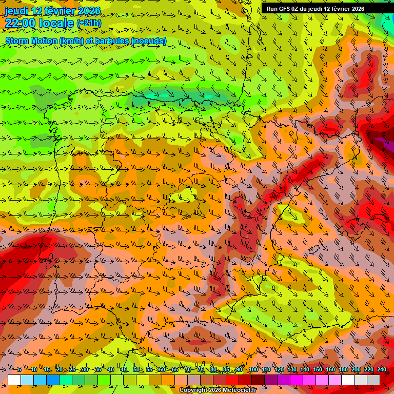 Modele GFS - Carte pr�visions 