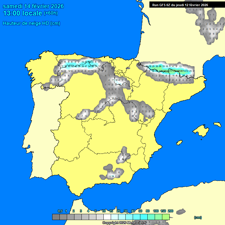 Modele GFS - Carte pr�visions 