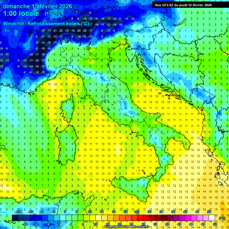Modele GFS - Carte pr�visions 