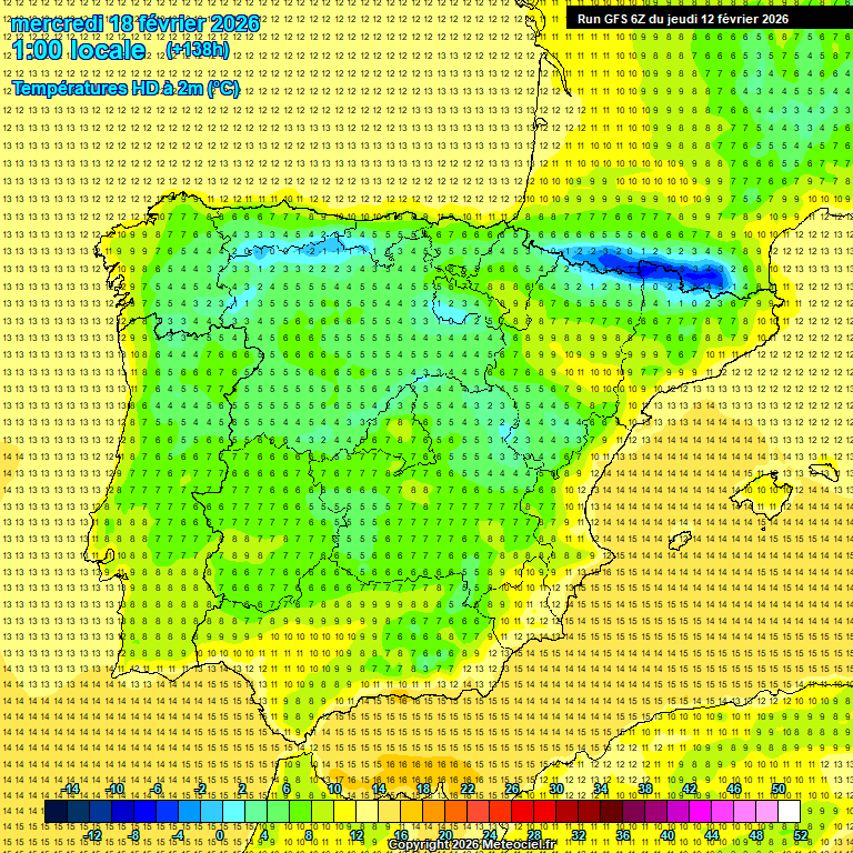 Modele GFS - Carte pr�visions 