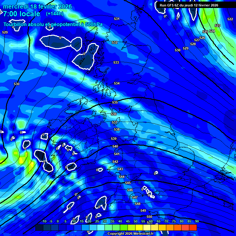 Modele GFS - Carte pr�visions 