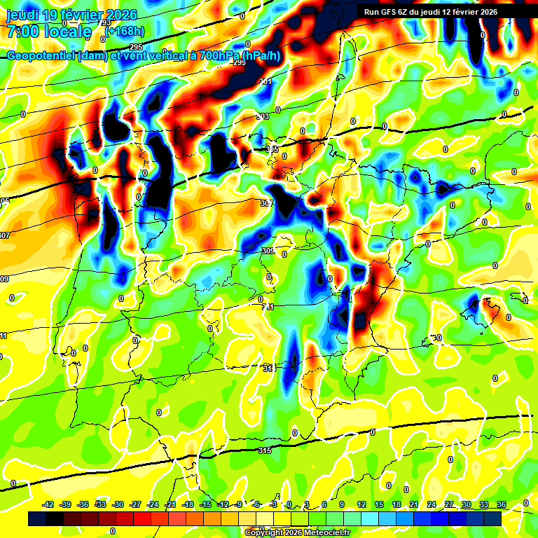 Modele GFS - Carte pr�visions 
