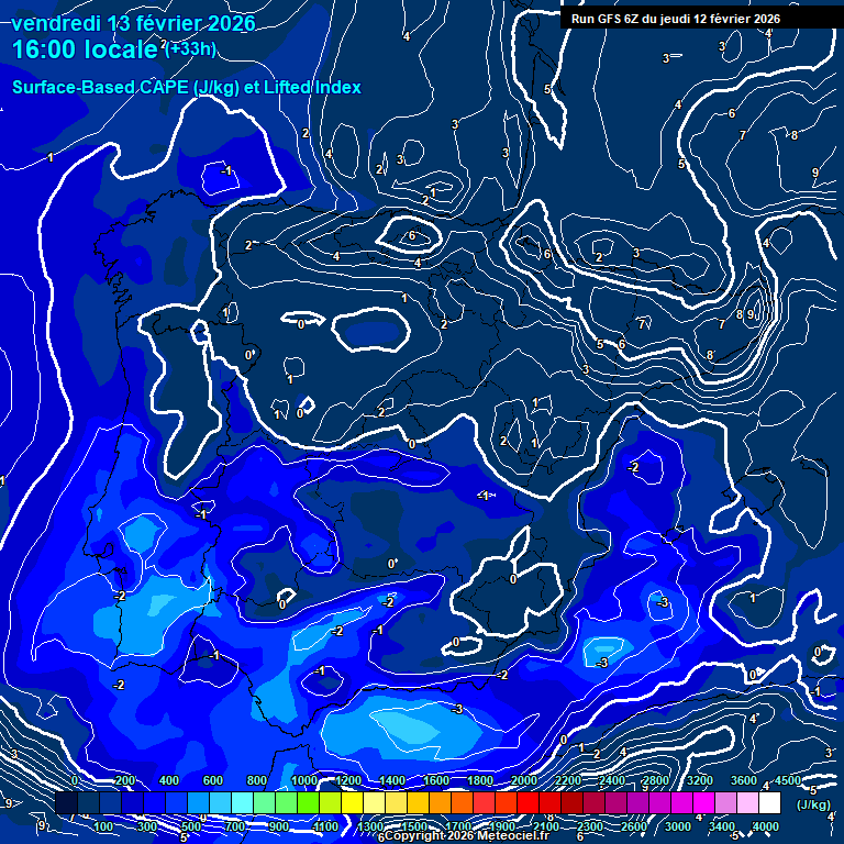 Modele GFS - Carte pr�visions 