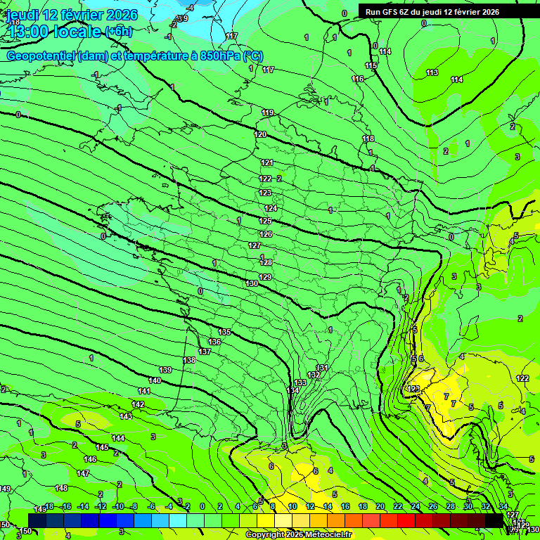 Modele GFS - Carte pr�visions 