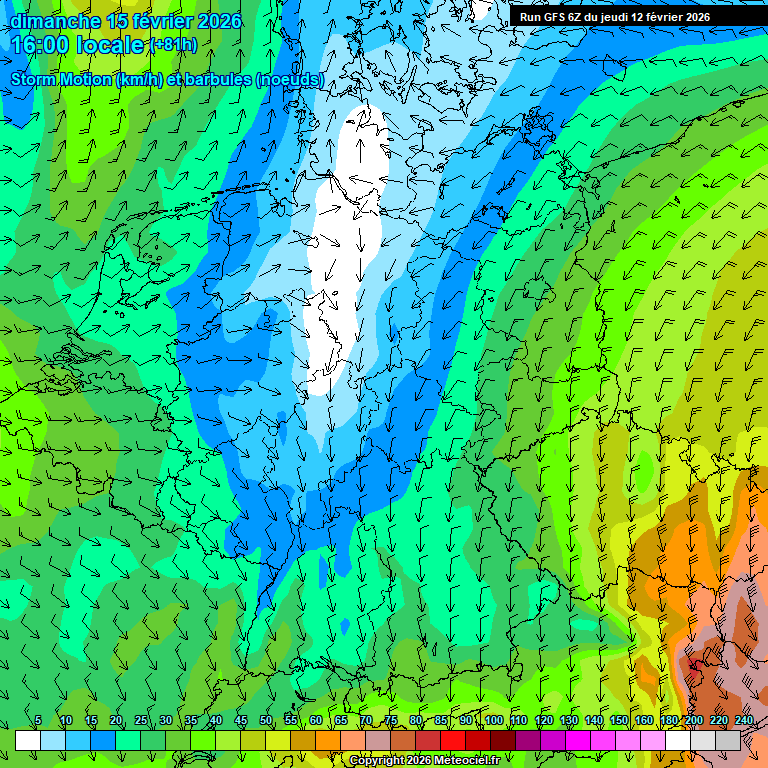 Modele GFS - Carte pr�visions 