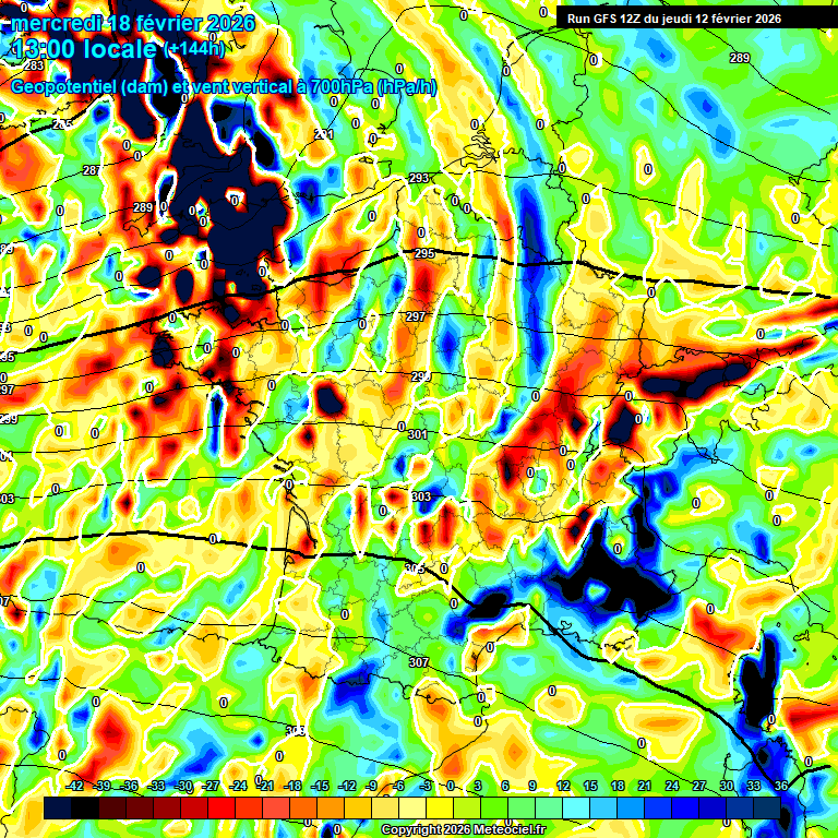 Modele GFS - Carte pr�visions 