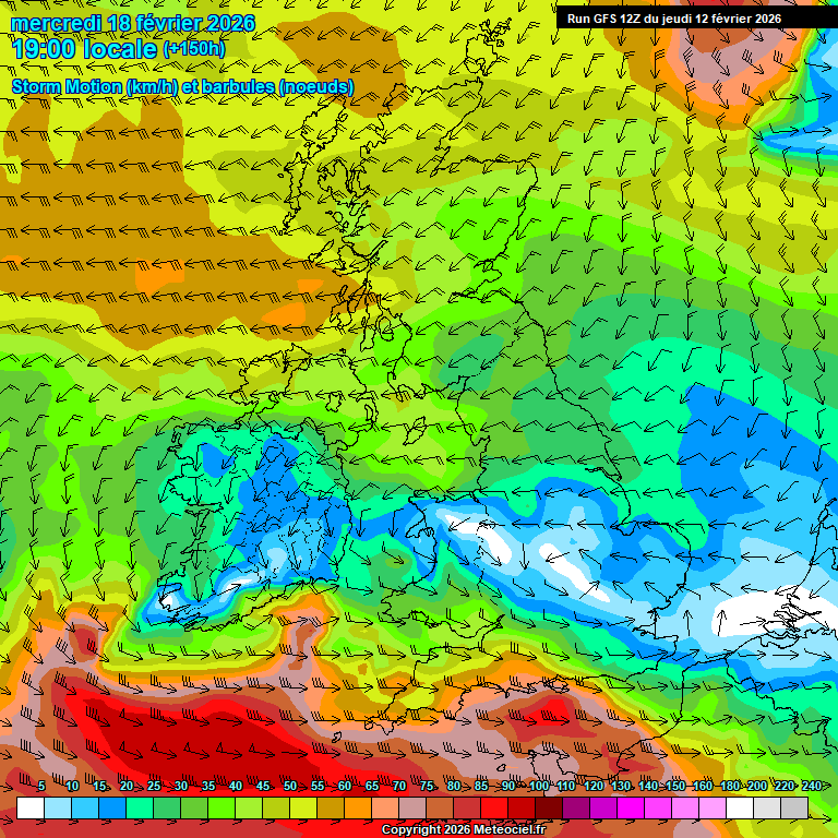 Modele GFS - Carte pr�visions 